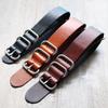 18mm 20mm 22mm 24mm Handmade Retro Calf-Skin Watchband Soft Universal Vintage Cowhide Men's Smart Watch Bracelet Leather Watch Strap