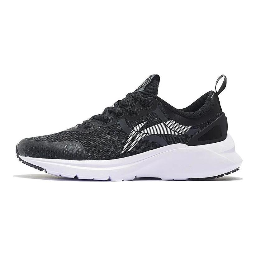 Li Ning YunQue Текстиль, Синтетическая кожа Амортизация Нескользящая Износостойкая Низкие Повседневная Обувь Женская AGLS066-2