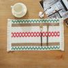 Cotton Linen Woven Tassel Placemat