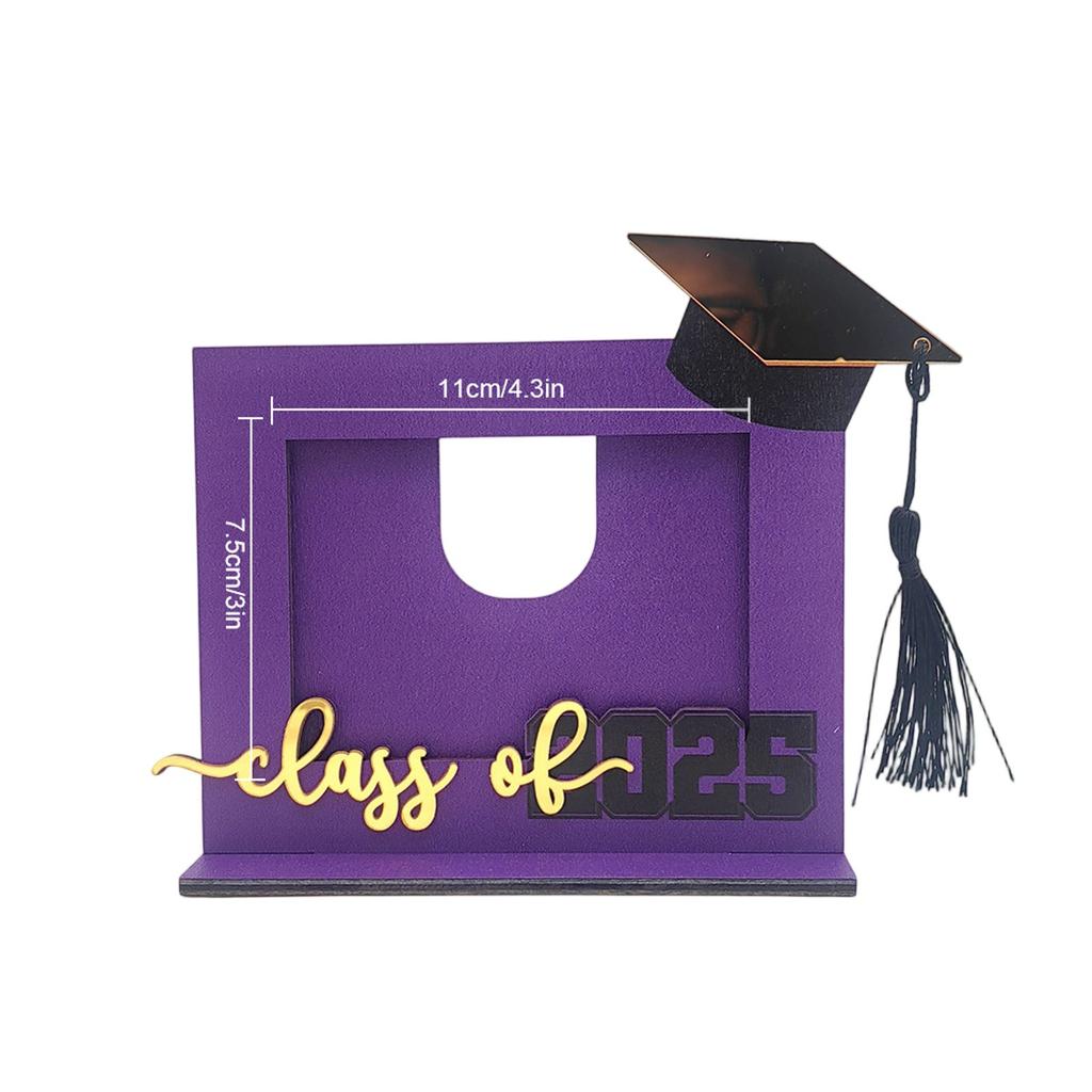 Three Dimensional 2025 Graduation Season Wooden Holiday Decoration Ornaments Graduation Season Gifts
