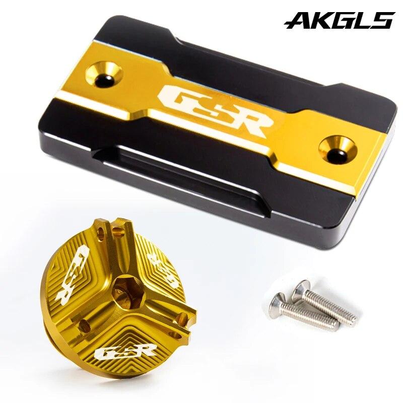 Для Suzuki GSR 750 400 600 GSR750 GSR400 GSR600 мотоцикла крышка топливного бака переднего тормоза и крышка заливной горловины моторного масла аксессуары