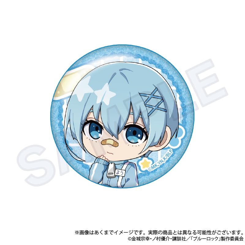 Blue Lock Торговые голографические значки Версия фартука-джерси. Коробка из 9 частей