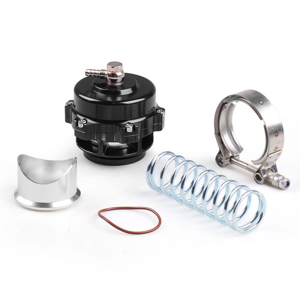 Универсальный продувочный клапан с V-образной лентой 50 мм BOV Q Typer с приварным алюминиевым фланцем без логотипа