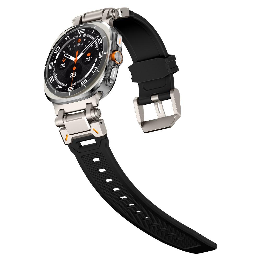 Резиновый ремешок для Samsung Galaxy Ultra Watch 47 мм Спортивный мужской ремешок для samsung GALAXY ULTRA 7 47MM Без зазора Ремешок для часов из нержавеющей стали
