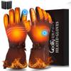Codify Electric Heated Gloves for Motorcycles and Battery Level Heated Winter Gloves with Two 6000mAh Battery Level Uniform Heat Up To 3 Temperature