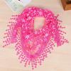 Scarf Women's Thin Printed Triangle Scarf Silk Scarf Versatile Decoration Neck Protection Neck Cover Scarf Shawl