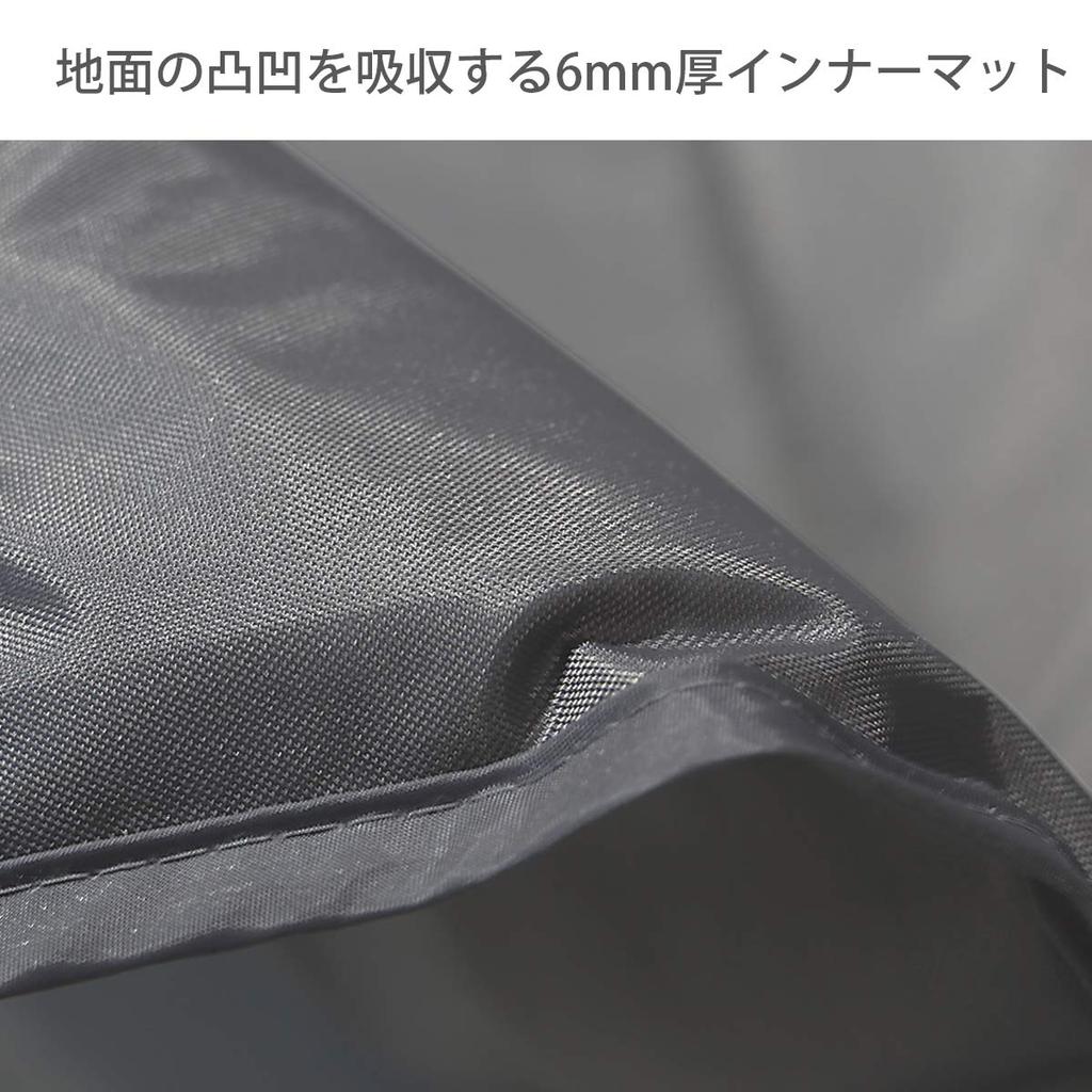 DOD 3 Person Tent Mat [thickness 6mm] Perfect Size for Square Floor MA3-661-GY