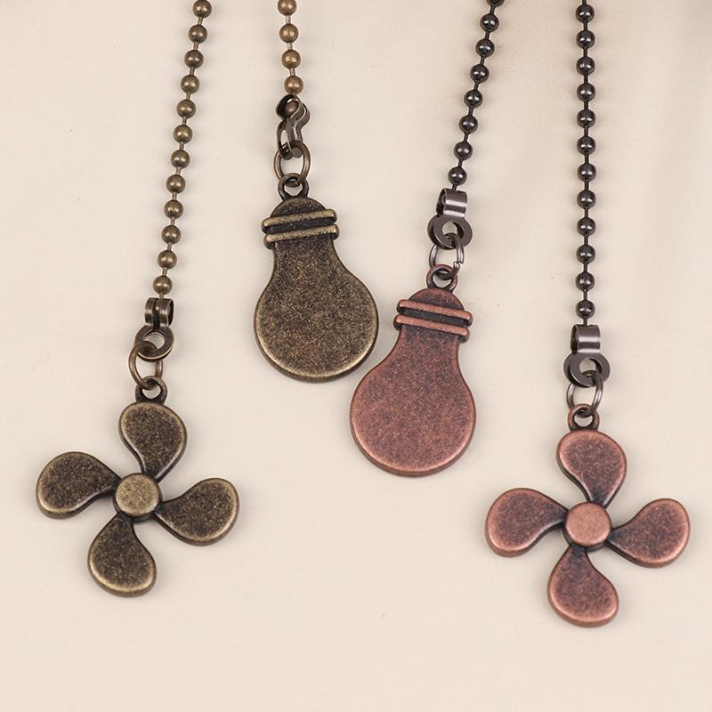 Потолочный вентилятор в форме веера, цепочка для включения/выключения света, цепочка для включения/выключения вентилятора, металлическая подвеска, удлинитель цепочки для люстры