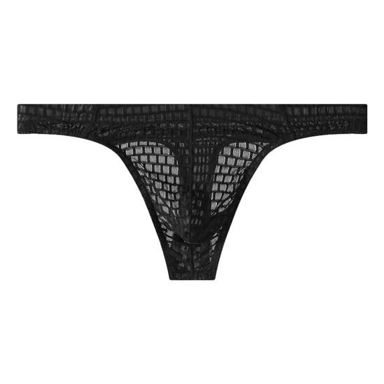 Мужские Стринги Сексуальные Низкой Посадки G-String Бикини Трусы Ультратонкие С Т-образной Спинкой Нижнее Белье С Поддержкой U-образного Мешочка Трусы