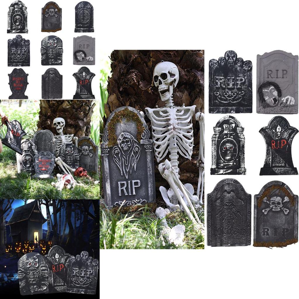 Exciting Halloween Tombstone Foam Decoration For Haunted House And Graveyard