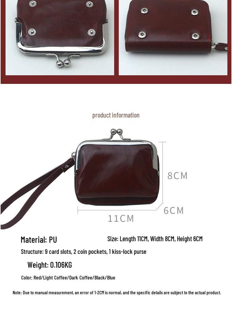 Trendy Fashion Ladies' Large Capacity Wallet & Portable Coin Purse with Card Holder