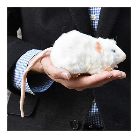 HANSA White Mouse No5576 12cm