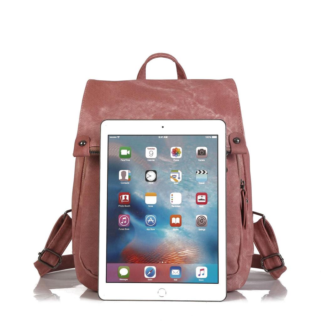 IELGY Женский рюкзак, модная однотонная кожаная серая портативная сумка