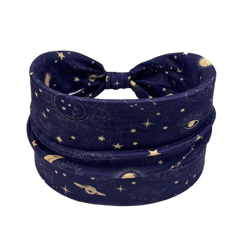 Богемный женский головной убор, эластичный тюрбан, аксессуары для волос, головные уборы, повязки для йоги, бега, повязки для волос, широкие повязки на голову