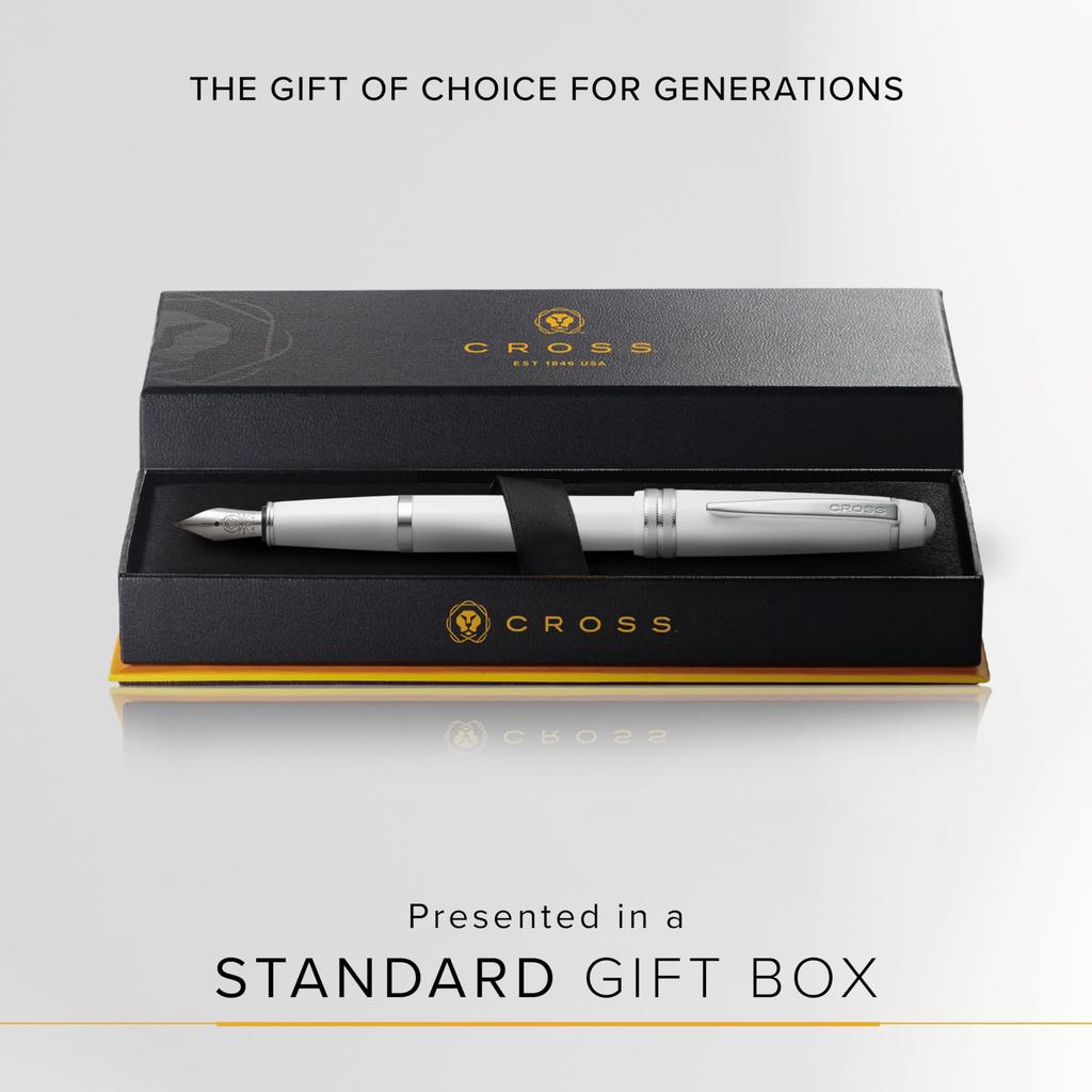 CROSS Bailey Light White Fountain Pen F NAT0746-2FS