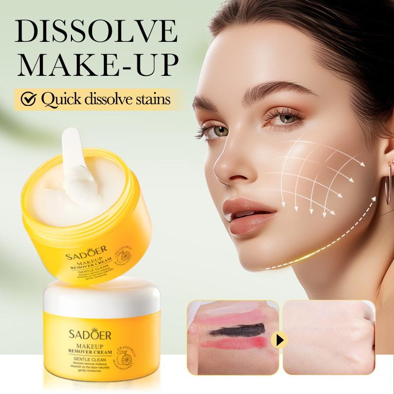 SADOER Deep Cleansing Makeup Remover Gentle Grapefruit Makeup Remover Cream
