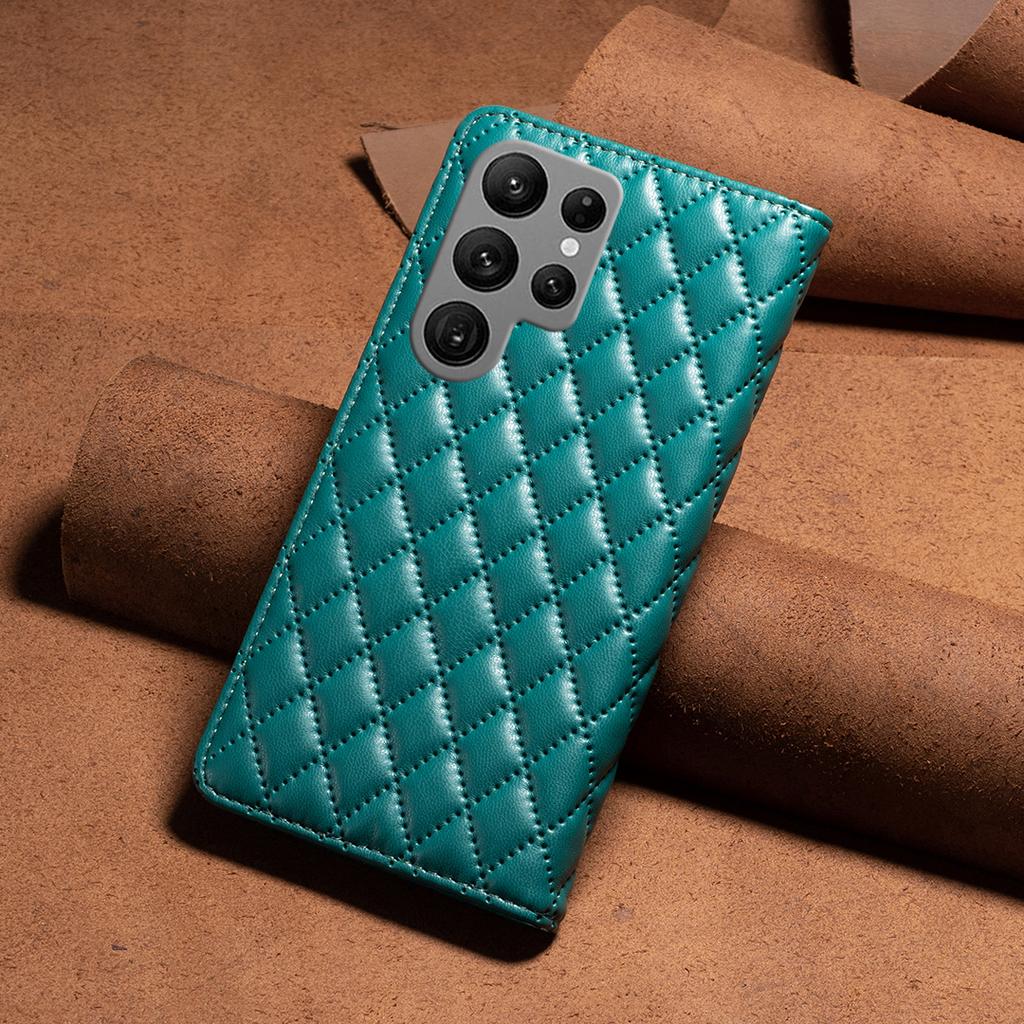 Роскошный классический магнитный кожаный чехол Diamond-Type Lattice Brand для Redmi Note14 14C A3 K70 Xiaomi 14 13 CIVI3 12T с отделениями для карт, защитным чехлом