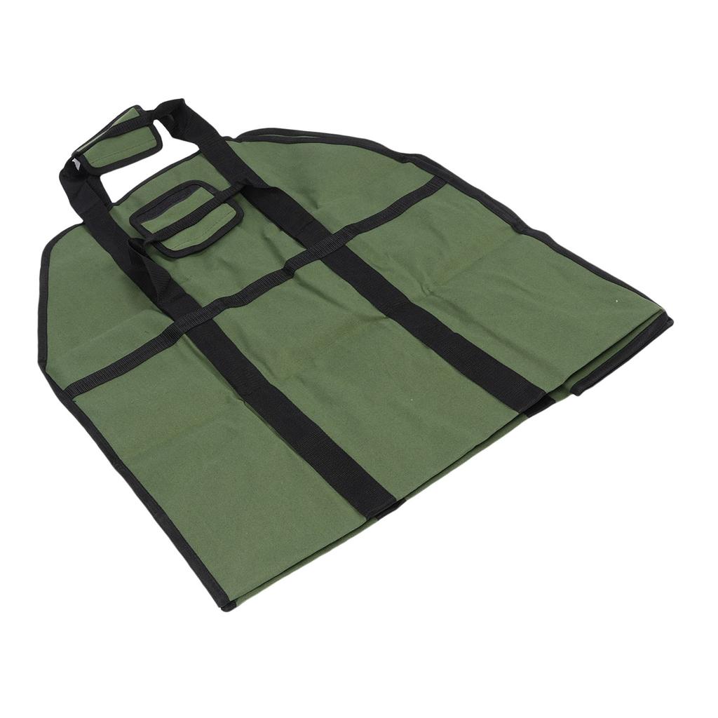 Сумка-переноска для дров, уличный держатель для хранения и переноски дров для кемпинга, барбекю, древесного угля, с двойной ручкой, водонепроницаемая