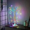 Светодиодная лампа на елку для помещений с пультом дистанционного управления, мягкое свечение, реалистичный вид, работающий от USB/батарейки, RGB-лампа на елку, декоративная лампа на прикроватной тумбочке