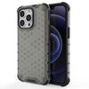Rugged Honeycomb Case with Gel Frame for iPhone 13 Pro - Black
