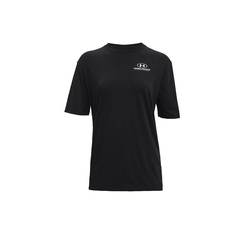 Under Armour Свободная спортивная футболка для тренировок, женские топы, черная 1363206-001