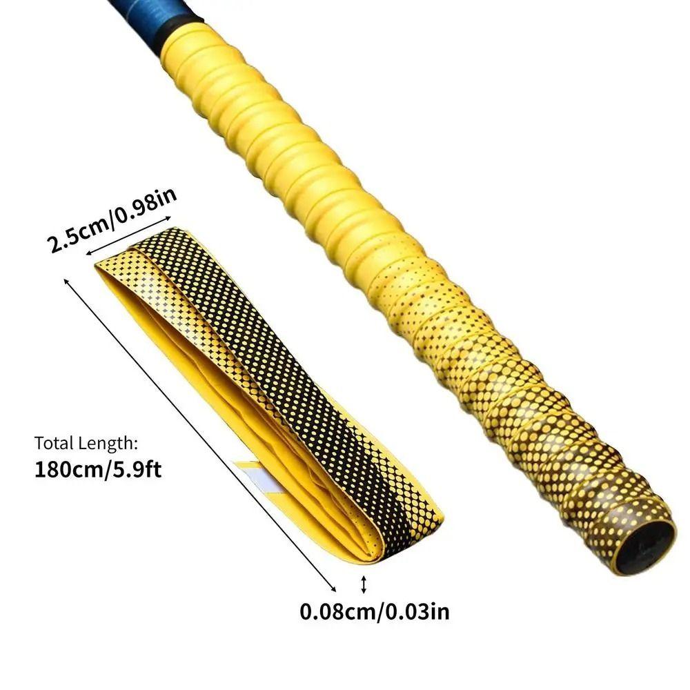 180см Противоскользящая Лента для Обмотки Теннисной Ракетки Градиентная Цветная Лента для Удочки Рыболовная Повязка от Пота для Удочки