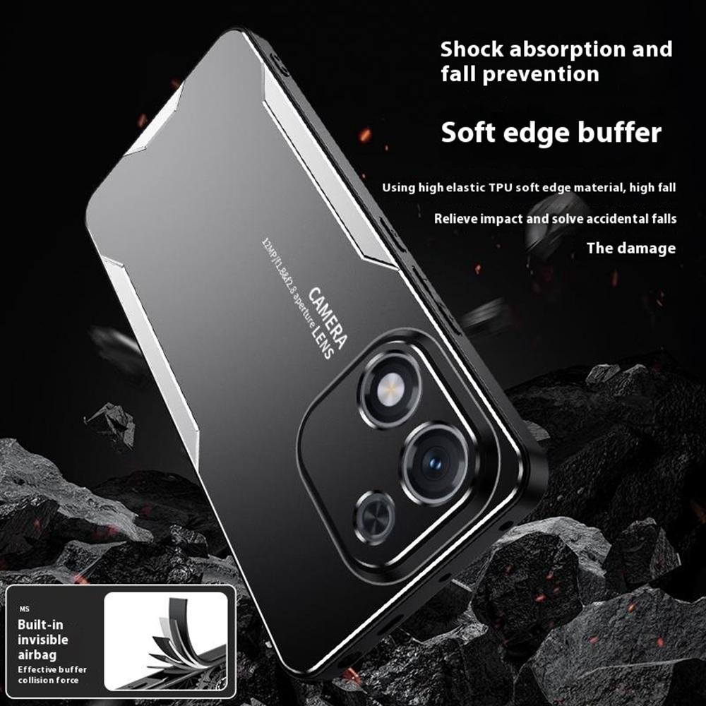 For Honor X70i Phone Case Aluminium Alloy TPU PC Back Cover