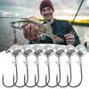 50Pcs Fishing Hooks Rustproof Corrosion Resistant Freshwater Saltwater Sharp Crank Hooks Fishing Accessories