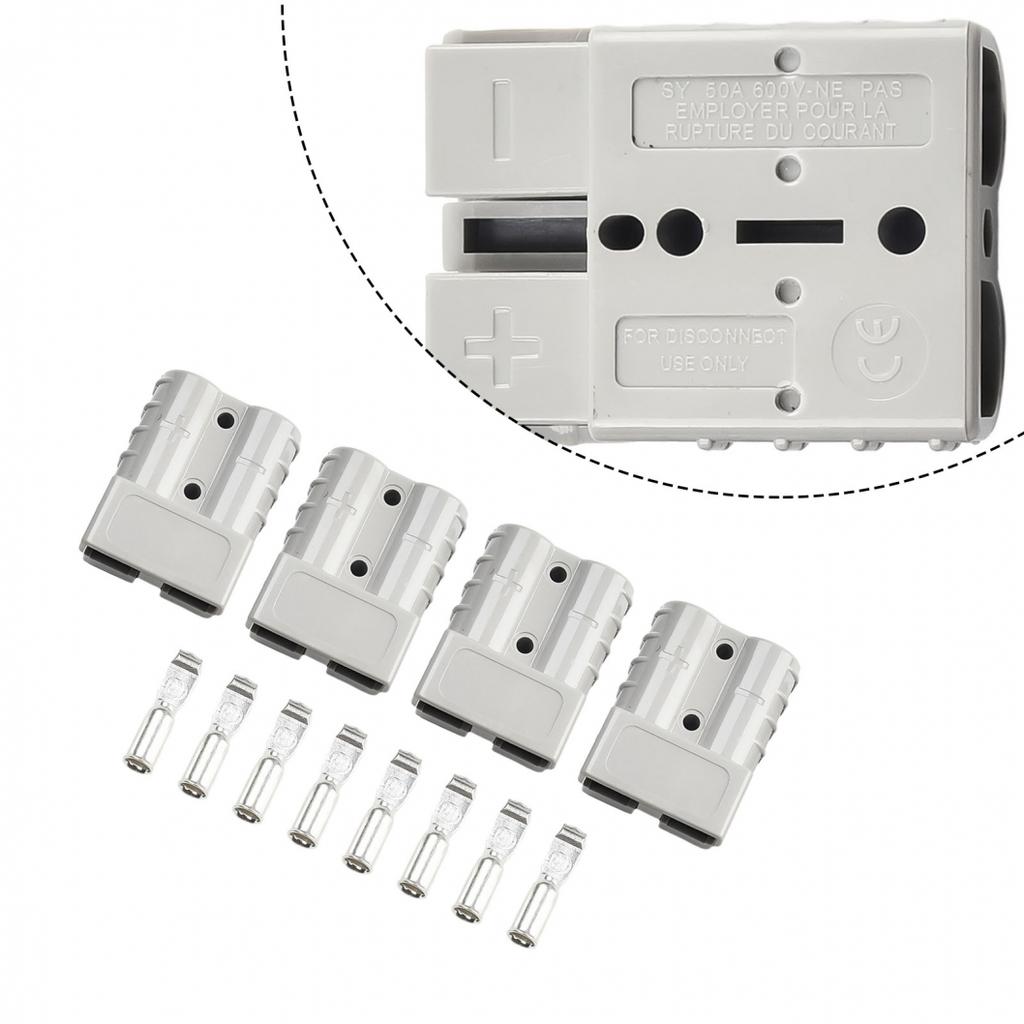 Медный серебряный разъем питания женский серый высокий пластик