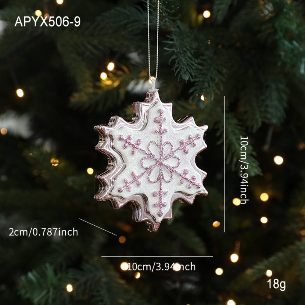 PVC Xmas Hanging Pendant Pop Corn 3D Pink Pendant New Style DIY Lollipop Ornaments  Holiday Decor