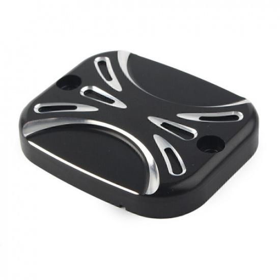 Brake Reservoir Master Cylinder Cover For Harley Road King Softail Street Glide