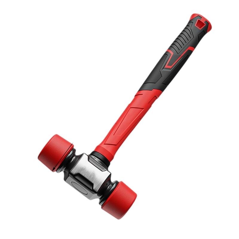 Антивибрационные резиновые киянки молоток с эргономичной рукояткой для укладки плитки, деревообработки и установки колышков для палатки