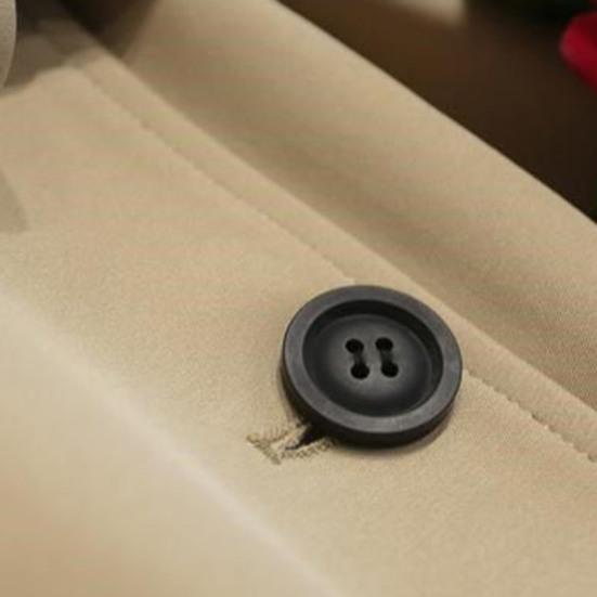 Женское пальто осень-зима с отложным воротником с поясом Элегантный однотонный двойной карман с длинными рукавами Толстая теплая офисная женская куртка средней длины Верхняя одежда