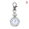 1Pcs Retro Quartz Vintage Pocket Watch Movement Keychain Keyring