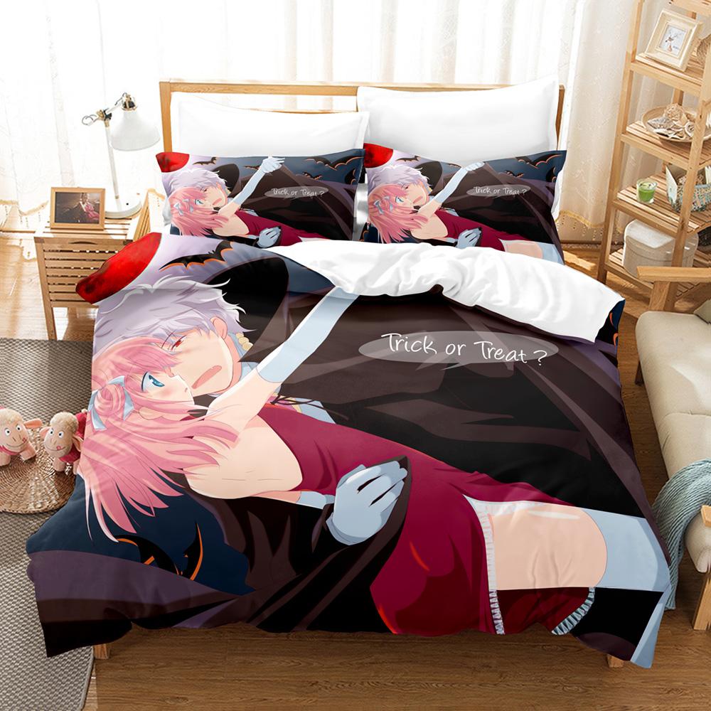 3D Anime Bedding Set For Adults And Children, Single,Twin, Full,Queen, King Size Bed Set,Duvet Cover,3D, Bedroom Bed Linens