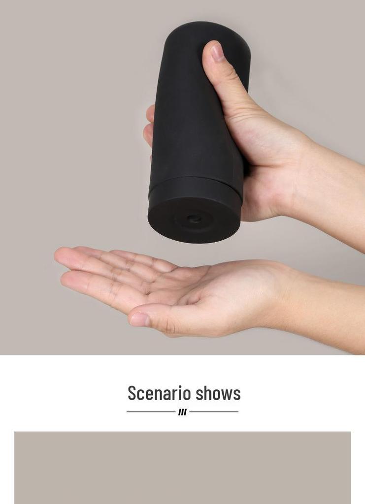 Round Silicone Refillable Bottle for Soap, Detergent, Lotion, Travel, Japanese Design with Cross Opening