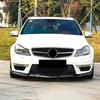 For Mercedes-Benz C Class W204 C180 C200 C250 C300 C350 2011 2013 2014 Automobile Front Bumper Splitter Lip Splitter Body Kit