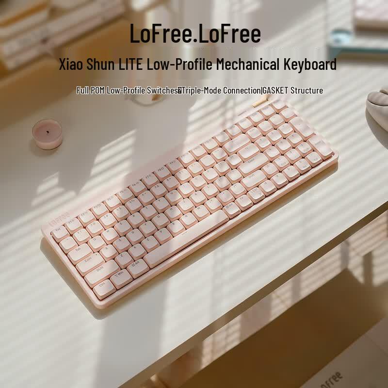 LOFREE OE922 Трехрежимная механическая клавиатура с прокладкой, 100 клавиш