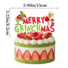 Рождественская тематическая вечеринка Выпечка Декоративный топпер для торта Веселый Гринчмас Топпер для торта Вставка Кастомизация