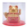 Feng Shui Lucky Cat Solar Powered Waving Maneki Neko Decoration Lucky Cat Statue for Home Shop Car Interior