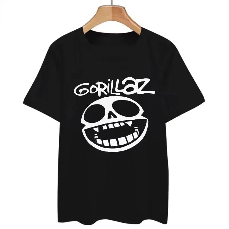 Fashion Summer Tshirt Music Ban Punk Rock Print 90s High Short Sleeve Womens T-shirt
