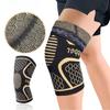 1 шт. спортивный медный наколенник для облегчения боли при артрите, поддерживающий наколенник, компрессионный для фитнес-тренировок для мужчин и женщин