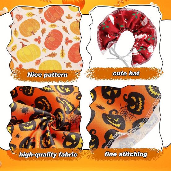 Осенний наряд гуся День благодарения Хэллоуин Рождество Костюм гуся Праздничная одежда для газона для 23-дюймовых газонных гусей Украшение для крыльца и сада