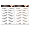 2 Sheets Waterproof Eyebrow Tattoo Stickers Hair-Like Natural Fake Eyebrows Makeup Accessories