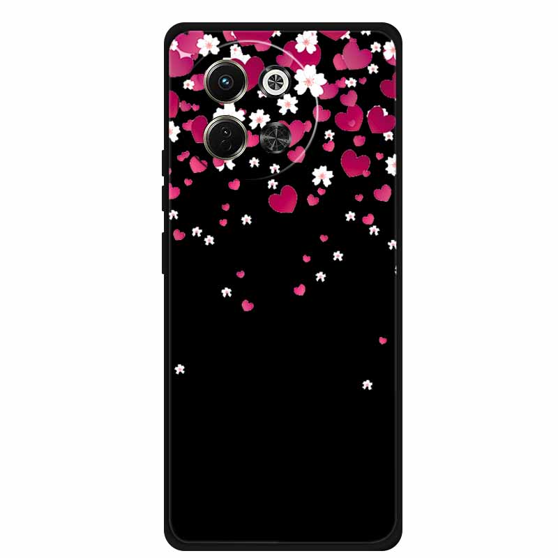 Черный силиконовый чехол для Tecno Pova 6 Neo Spark 30 5G Задняя крышка Чехол Мультяшный Мягкий ТПУ Чехол для Tecno Camon 30S 30 S Pro Чехол