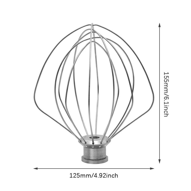 Насадка для электрического миксера из нержавеющей стали для Kitchenaid K45Ww 9704329