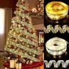 Christmas Ribbon String Lights 50/100Led Christmas Tree Diy Bows Light Home Navidad New Year Venue Wedding Party Decoration
