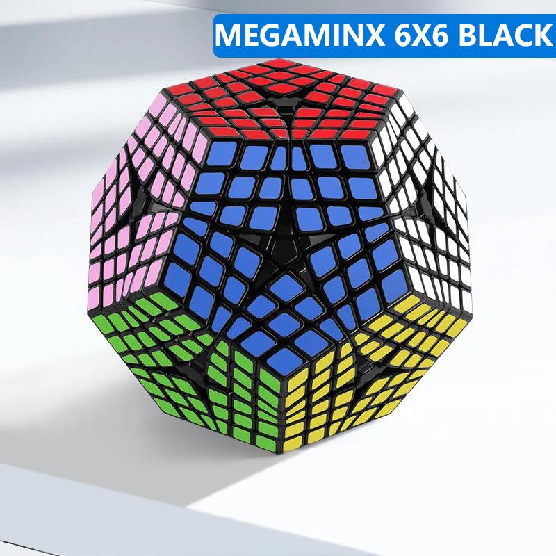 Sengso Speed Cube Megaminx 2X2 3X3 4X4 5X5 6X6 7X7 12-Sided Puzzle Dodecahedron For Kids Competition Cube Stickerless Puzzle