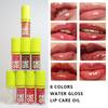 Watery Jelly Lip Oil Lip Plumping Liquid Moisturizing Primer Anti-chapped Lip Balm Transparent Lip Gloss