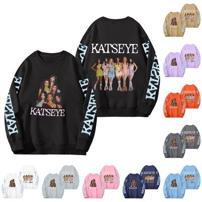 Женский модный пуловер с длинным рукавом, принтом и круглым вырезом, свободного кроя